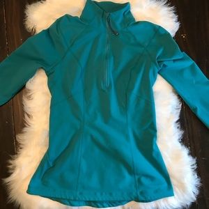 Zella | Turquoise Half-Zip Athletic Jacket